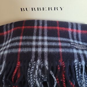 Burberry London Nova Check Scarf - 50% Cashmere/Wool - Made in England
